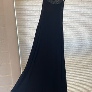 Tres Bien Black Halter Maxi Gown